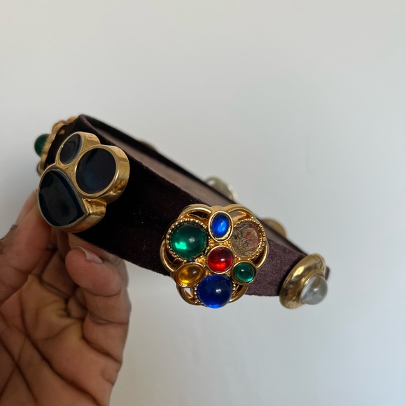 Handmade multicoloured headband - Picture 4 of 6